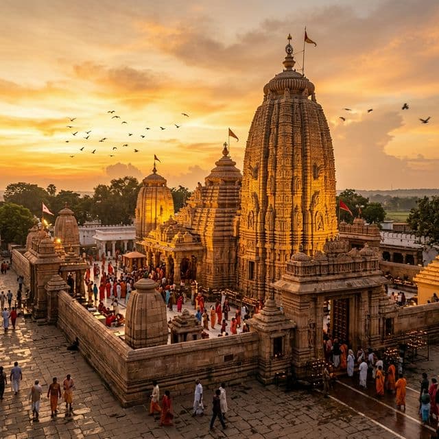 Baidyanath Dham Temple at Sunrise
